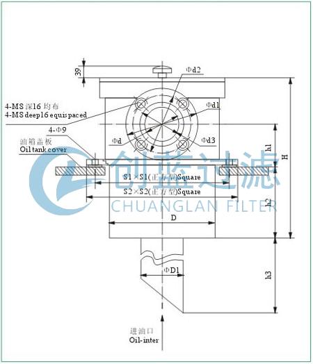 NJU-25*180L,NJU系列吸油過(guò)濾器(圖3)